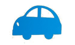 Bambini z końcówką Auto błękitne