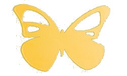 Bambini z końcówką Motyl żółty