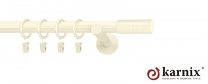 Karnisz NEO 19mm Cylinder ivory (kość słoniowa)